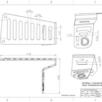 Diode Dynamics 18-21 Jeep JL Wrangler/Gladiator SS3 Cowl LED Bracket Kit - Yellow Pro