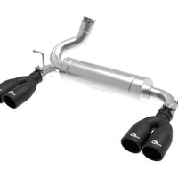 aFe Rebel Series 2.5in 409 SS Axle-Back Exhaust System Black 07-18 Jeep Wrangler (JK) V6-3.6L/3.8L