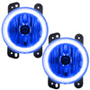 Oracle Lighting 10-15 Jeep Wrangler JK Pre-Assembled LED Halo Fog Lights -Blue SEE WARRANTY