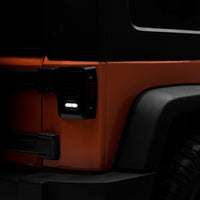 Raxiom 07-18 Jeep Wrangler JK LED Tail Lights- Black Housing (Smoked Lens)