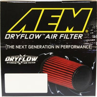 AEM Dryflow Conical Air Filter 5.5in Base OD / 4.75in Top OD / 5in Height