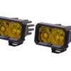 Diode Dynamics Stage Series 2 In LED Pod Sport - Yellow Spot Standard ABL (Pair)