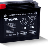 Yuasa YTX20 Maintenance Free AGM 12 Volt Battery