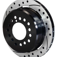 Wilwood Rotor-2.32in Offset-SRP-BLK-Drill-RH 11.00 x .810 - 5 Lug