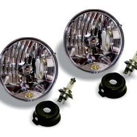 KC HiLiTES Universal/97-06 Jeep TJ 7in. Halogen H4 DOT Headlight 55/60w Lexan (Pair Pack System)