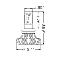 Oracle H8 4000 Lumen LED Headlight Bulbs (Pair) - 6000K SEE WARRANTY