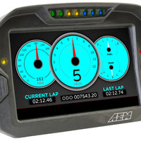 AEM CD-7 Logging GPS Enabled Race Dash Carbon Fiber Digital Display w/o VDM (CAN Input Only)