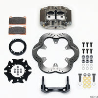 Wilwood Billet Narrow Dynalite Radial Mount Rear Inboard Sprint Kit 10.50in SuperAlloy Vented Rotor