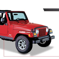 Bushwacker 97-06 Jeep Wrangler Trail Armor Side Rocker Panels - Black