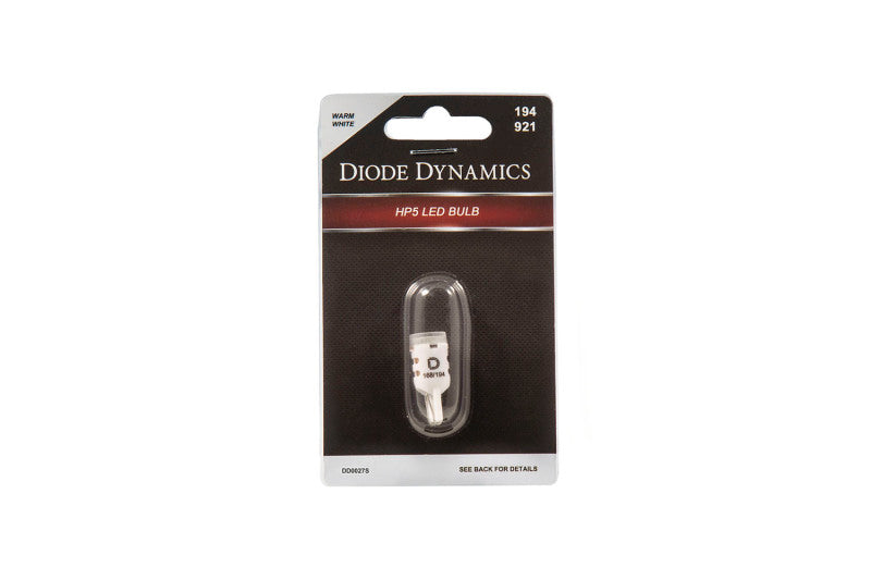 Diode Dynamics 194 LED Bulb HP5 LED Warm - White Short (Single)