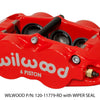 Wilwood Caliper-Narrow Superlite 6R-LH - Red 1.62/1.12/1.12in Pistons 1.25in Disc