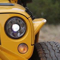 KC HiLiTES 07-18 Jeep JK (Not for Rubicon/Sahara) 7in. Gravity LED Pro DOT Headlight (Pair Pack Sys)