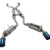 HKS 09+ 370z Dual Hi-Power Titanium Tip Catback Exhaust (requires removal of emissions canister shie