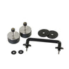 Kentrol 97-14 Jeep Wrangler TJ/JK Windshield Tie Down Kit - Powdercoat Black