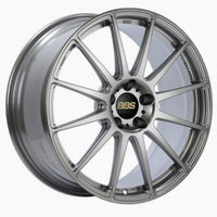 BBS FS 19x8.5 5x112 ET42 Diamond Silver Wheel -82mm PFS/Clip Required