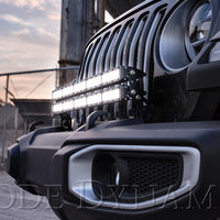 Diode Dynamics 18-21 Jeep JL Wrangler/Gladiator SS30 Bumper Bracket Kit - White Combo (Single)