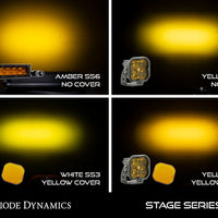 Diode Dynamics SS3 LED Pod Cover Standard - Yellow