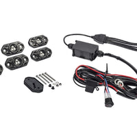 KC HiLiTES C-Series RGB LED Rock Light Kit (Incl. Wiring) - Set of 6