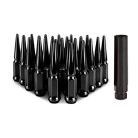 Mishimoto Mishimoto Steel Spiked Lug Nuts M14 x 1.5 24pc Set Black