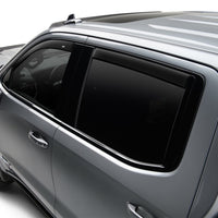 AVS 07-18 Jeep Wrangler Unlimited Ventvisor Low Profile Window Deflectors 4pc - Matte Black