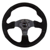 NRG Reinforced Steering Wheel (320mm) Suede w/Black Stitch