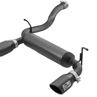 aFe Rebel Series 2.5in 409 SS Axle-Back Exhaust w/ Black Tips 2018+ Jeep Wrangler (JL) V6 3.6L