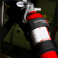 Fishbone Offroad Padded Roll Bar Black Fire Extinguisher Holder