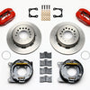 Wilwood Forged Dynalite P/S Park Brake Kit Red Chevy 12 Bolt-Spec 3.15in Brng Stggrd mt