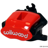 Wilwood Caliper-Combination Parking Brake-L/H-Red 41mm piston 1.00in Disc