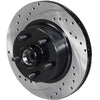 Wilwood Rotor Front SRP Drilled & Slotted Black - 65-69 Ford Mustang 5x4.5BC