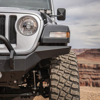 Rugged Ridge HD Bumper Full Width Front 07-18 Jeep Wrangler JK 18-20 Jeep Wrangler JL 2020 JT