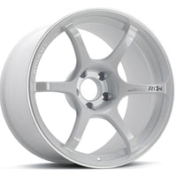 Advan RG-4 18x9.5 +45 5-120 Racing White Metallic & Ring Wheel