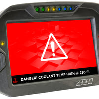 AEM CD-7 Non Logging GPS Enabled Race Dash Carbon Fiber Digital Display w/o VDM (CAN Input Only)