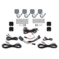 Diode Dynamics RGBW Rock Light Installer Magnet Mount Kit w/Controller (4-pack)