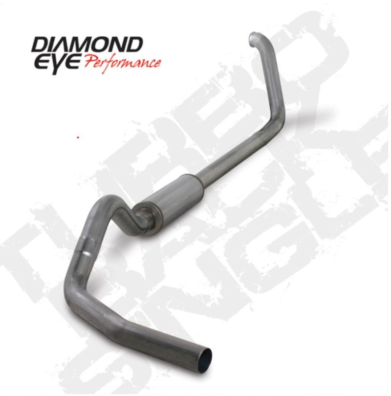 Diamond Eye KIT 4in TB SGL SS: 00-03 FORD 7.3L F250/F350