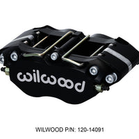 Wilwood Caliper-GN6R-L/H-Black Ano (.80 Thk Pad) 1.75/1.38/1.38in Pistons 1.38in Disc