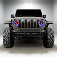 Oracle Pre-Runner Style LED Grille Kit for Jeep Gladiator JT - White SEE WARRANTY