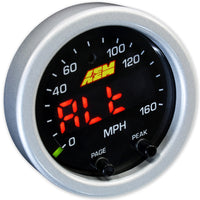 AEM X-Series 0-160 MPH Black Bezel w/ Black Face GPS Speedometer Gauge