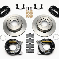 Wilwood Forged Dynalite P/S Park Brake Kit New Big Ford 2.50in Offset Front Caliper Mount