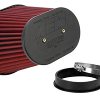 AEM Dryflow Air Filter-Oval Tapered 8in x 10.5in O/S Base / 5in x 7.75in O/S Top / 8in Height