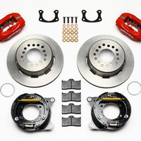 Wilwood Forged Dynalite P/S Park Brake Kit Red New Big Ford 2.50in Offset Front Caliper Mount