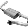 aFe Scorpion 2-1/2in Alum Steel Axle-Back Exhaust w/Polished Tip 07-18 Jeep Wrangler JK V6-3.6/3.8L