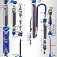 King Shocks Retaining Ring Int 1.000 BRG 1.750