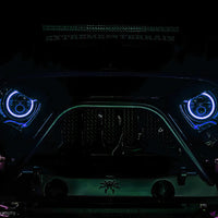 Oracle 7in High Powered LED Headlights - Black Bezel - ColorSHIFT No Controller SEE WARRANTY