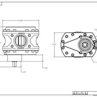 Aeromotive Spur Gear Fuel Pump - 3/8in Hex - .900 Gear - 19.5gpm