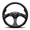 Momo Jet Steering Wheel 350 mm -  Black AirLeather/Black Spokes