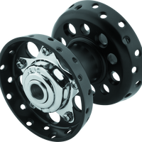 Bikers Choice 36-66 Big Twin Black Star Hub With Cone Style Bearing