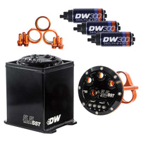 DeatschWerks 5.5L Modular Surge Tank Includes 3 DW300 Fuel Pumps