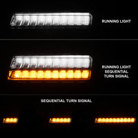 ANZO Wrangler 18-21/Gladiator 20+ LED Side Marker Lights Smoke w Sequential Signal