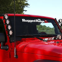 Rugged Ridge 07-18 Jeep Wrangler JK Elite Fast Track Windshield Light Bar Mount w/o Crossbar